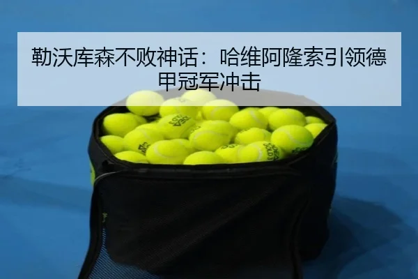 勒沃库森不败神话：哈维阿隆索引领德甲冠军冲击